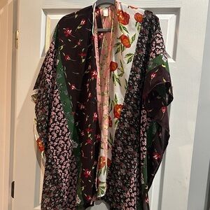 Cato Multicolor Floral Women's Cape